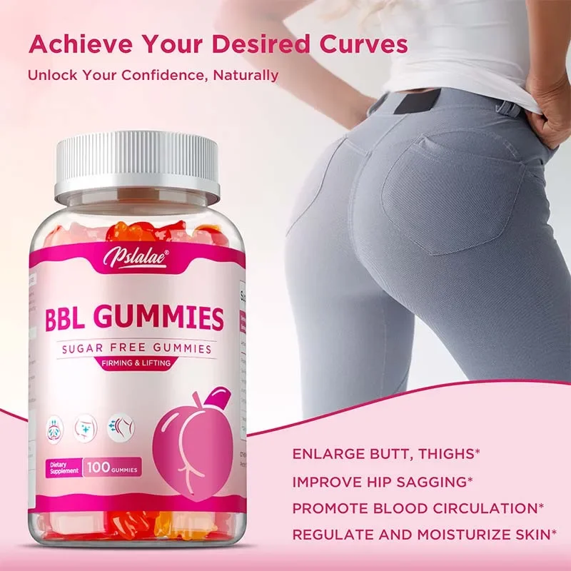 BBL Gummies - Big Butt, Manage Body Shape, Improve Appearance, Increase Confidence, Sculpt Your Butt and Hips