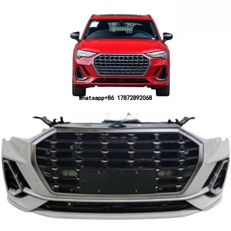 

2021 - 2025 Q3L for Q3 RS3 Front-end Front Bumper with Grille radar Radiator for Car Insurance Panel Assembly body kit