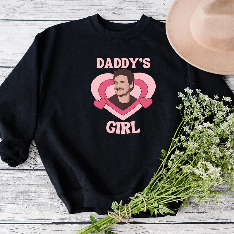 

Funny Dadyy's Girl Women Sweatshirts Long Sleeve Cotton Winter Fashion College Hoodies Kawaii Aesthetic Clothes Dropshipping