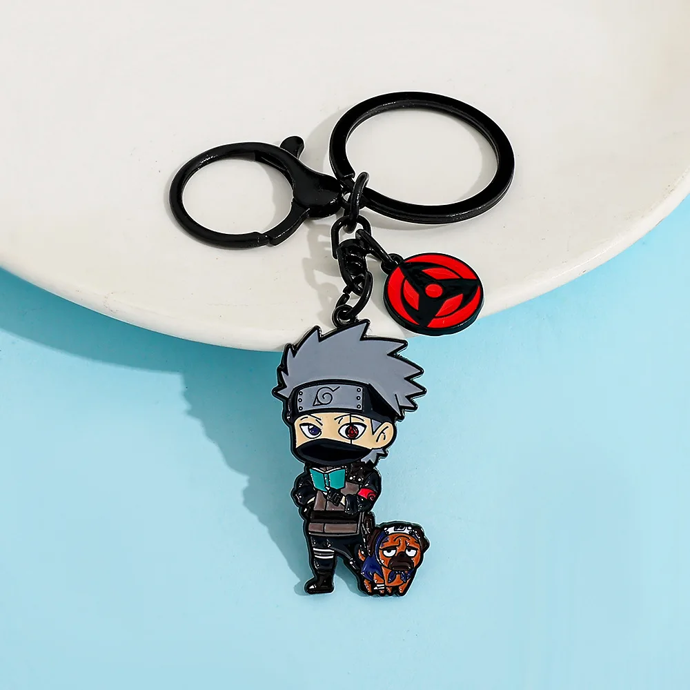 Naruto Anime Akatsuki Uchiha Itachi Friends Gift Girl Pendant Accessories Cute Creative Fashion Key Ring Bag Charms Keychain view 6