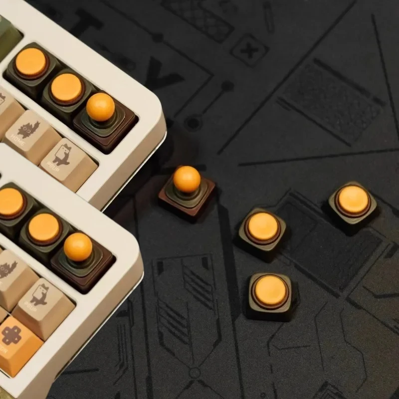 3D Handmade Resin Game Joystick Key Cap, Custom Artisan Keycaps for Mechanical Keyboard, Boy Gift Keyboard Accessories