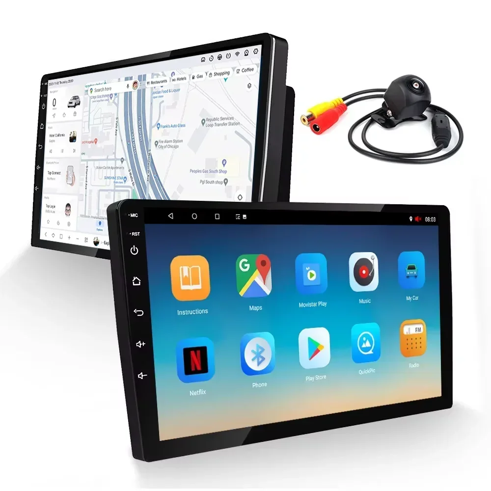 

9 Inch Car MP5 Radio 1280*720 Capacitive LCD Touch Bluetooth Apple Carplay GPS Automatic Stereo Sound Track Backup Camera
