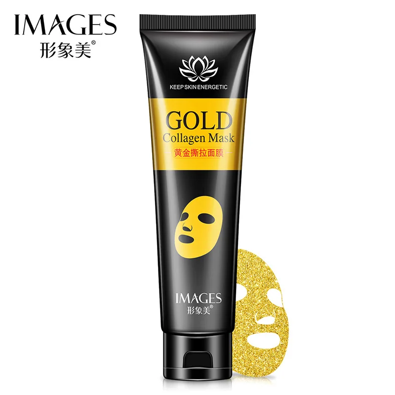 

New Deep Cleansing Gold Collagen Peel Off Mask Blackhead Remove Whitening Lifting Firming Skin Anti Wrinkle Golden Face Mask 60g