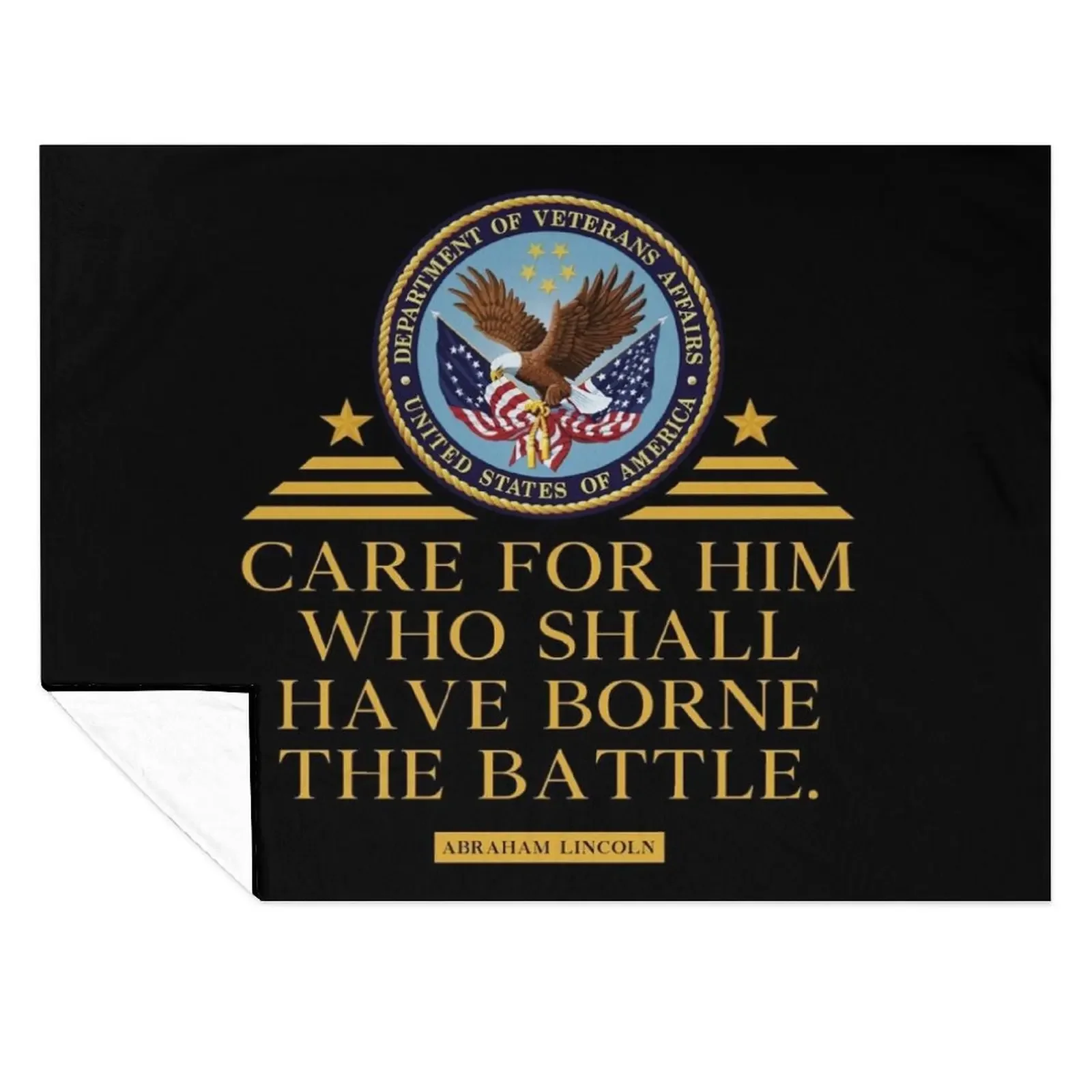 

Awesome Department of veterans affairs Gift Throw Blanket warm winter for sofa Cute Baby Blankets