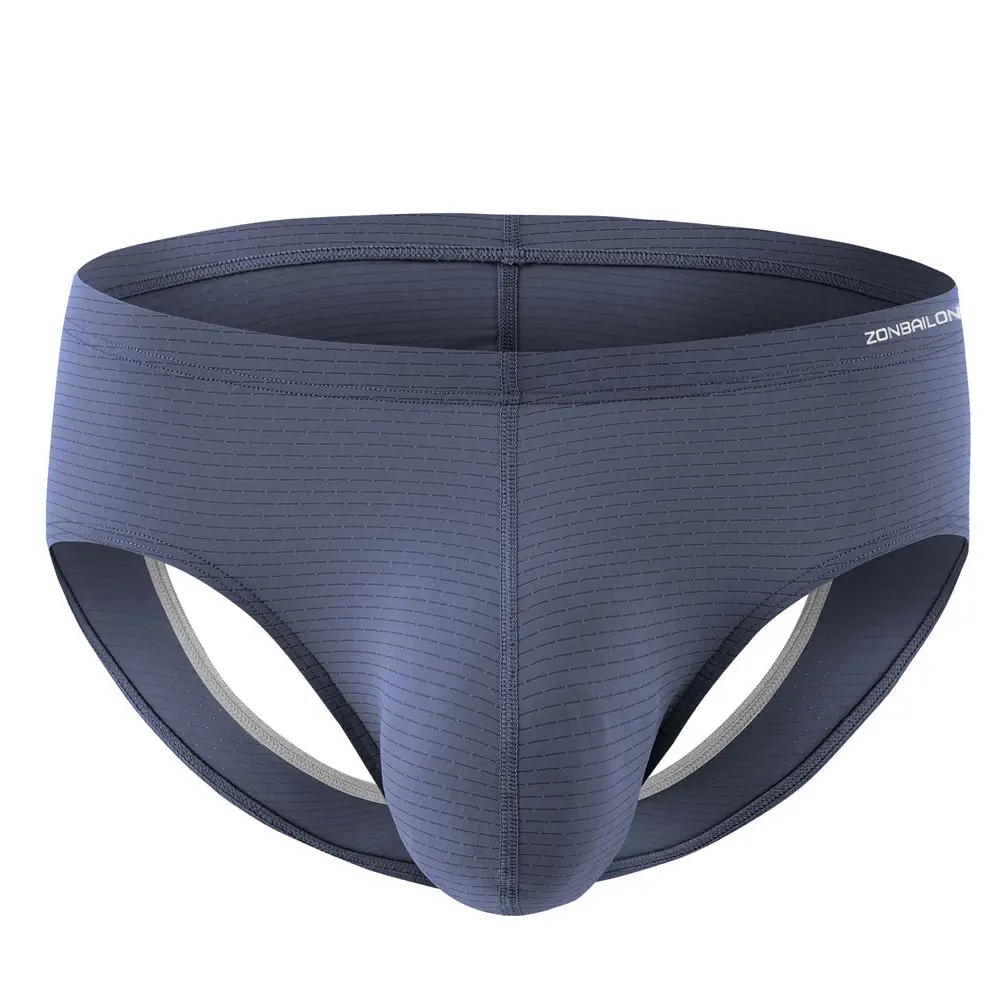 Zonbailon Mens Soft Bulge Thongs G-Strings Jockstrap Underwear