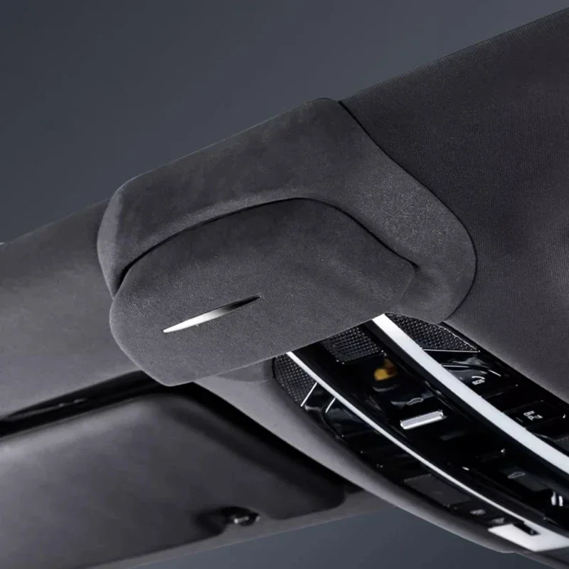 

Для Porsche Cayenne 2019-2024 автомобильный чехол для очков на крыше, зажим для хранения солнцезащитных очков, автомобильные аксессуары, аксессуары для модификации интерьера