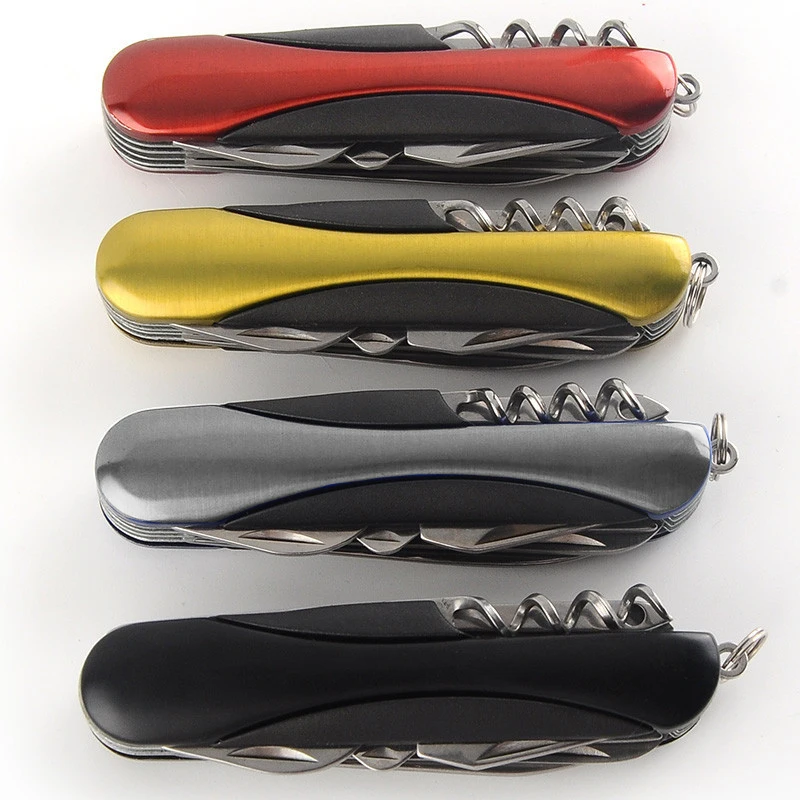 Versatile Swiss knife, Portable portable folding knife, Outdoor tools, Multi-function knife