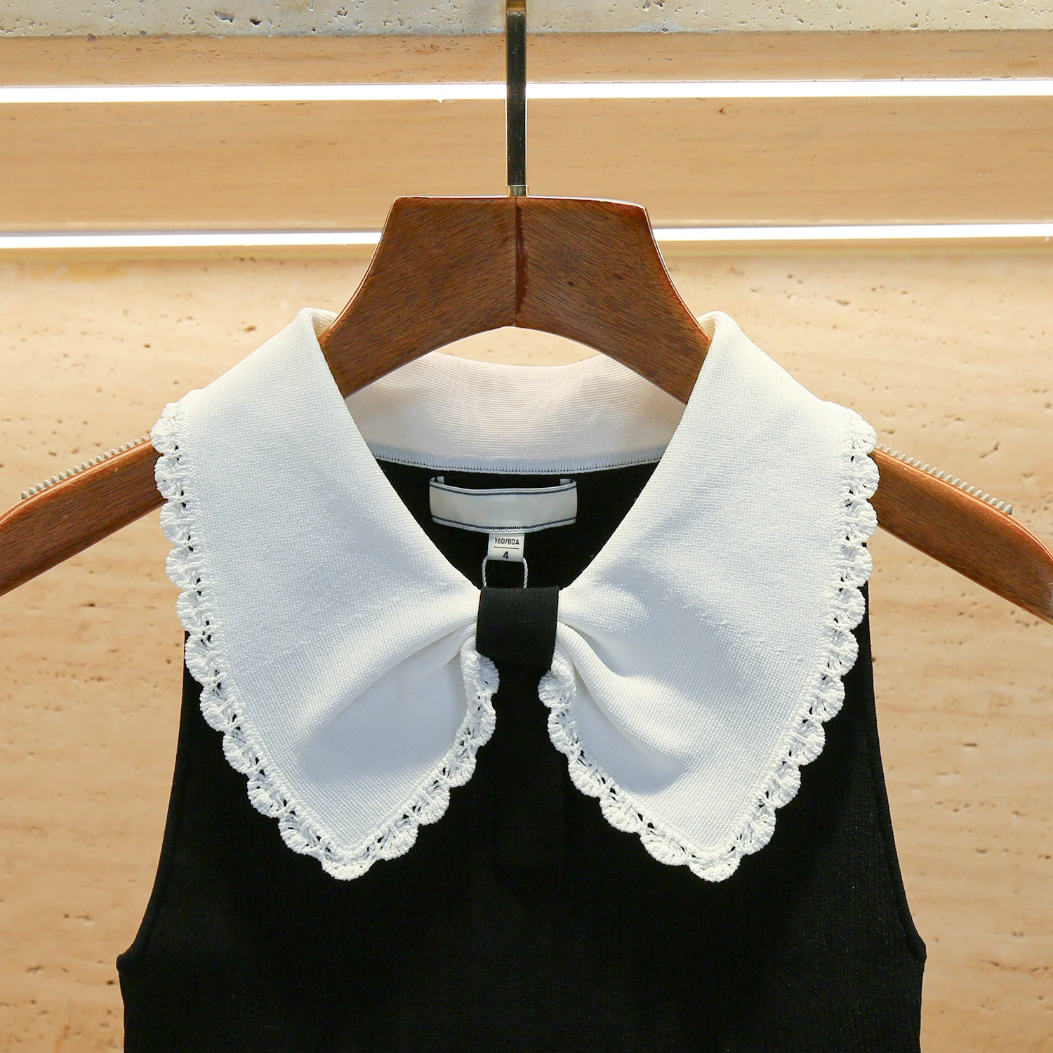 

Милый молодой кукольный воротник, вязаный свитер, женский топ, элитный модный летний свитер стандартного кроя LA7704