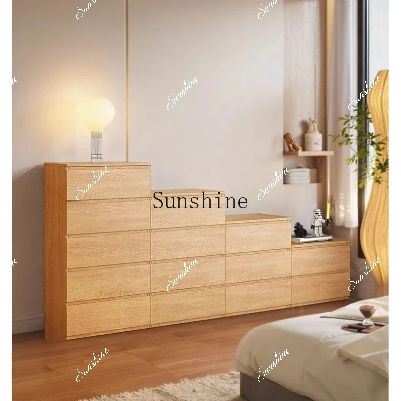 Log wind household living room against the wall custom imported oak formaldehyde-free  FT