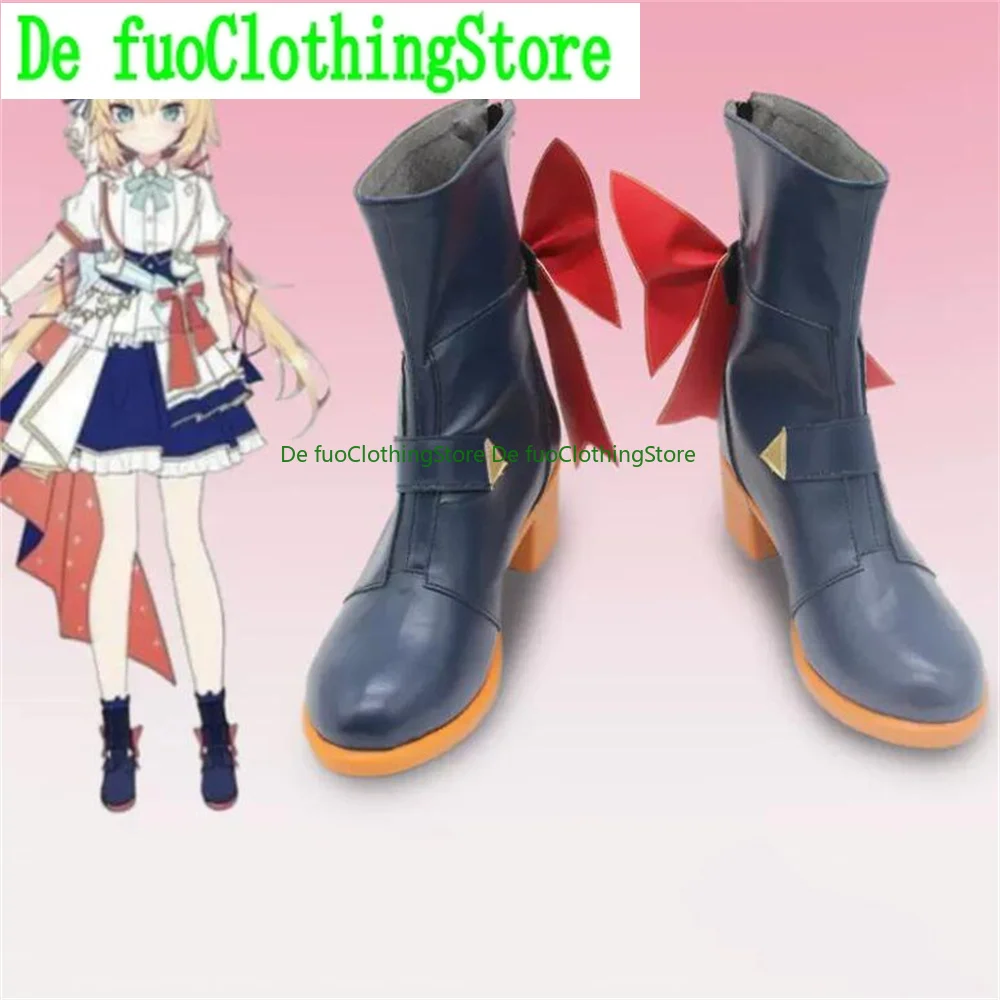 

Akai Haato Haachama Virtual YouTuber VTuber Cosplay Shoes Boots Game Anime Party Halloween Christmas DefuoClothing Shoes Store