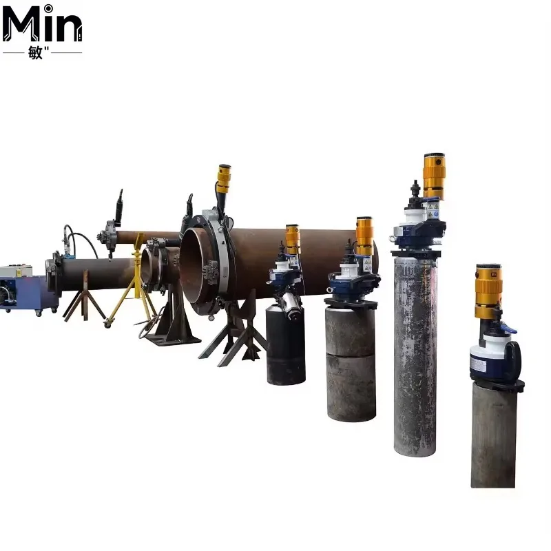 ISE-252 Automatic Pipe Chamfering Machine Beveling Machine for 80mm to 240mm Pipes Processing