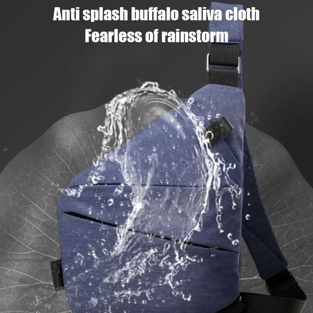 Bunte Anti-Diebstahl-Umhängetasche Sport Laufen unsichtbare Brieftasche Freizeit multifunktion ale Anti-Splash Herren Brusttasche