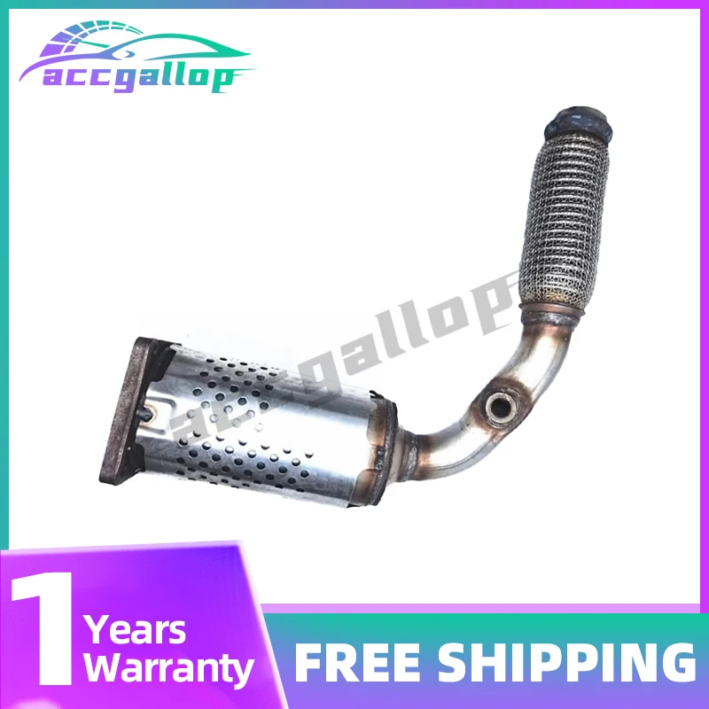 

Three-way catalyst exhaust pipe 9676453380 For Peugeot 2008 301 308 408 Citroen C1 C2 C3 Elyess C4 EC5