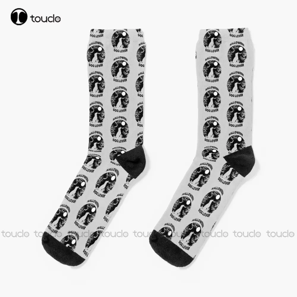

Funny Halloween Dog Lover Design Newest Halloween Design Socks Boys Socks Street Skateboard Socks Custom Gift Unisex Adult Art
