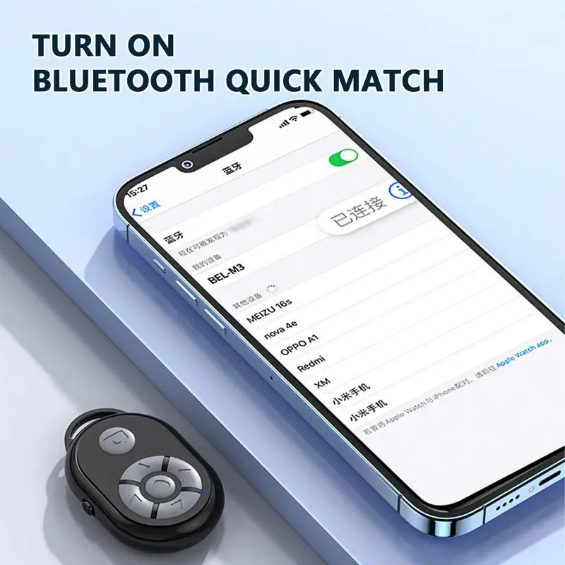 Obturador de cámara inalámbrico ABS, Control remoto, Clicker de teléfono móvil para Android, Google pixel, teléfonos móviles, teléfonos inteligentes y tabletas