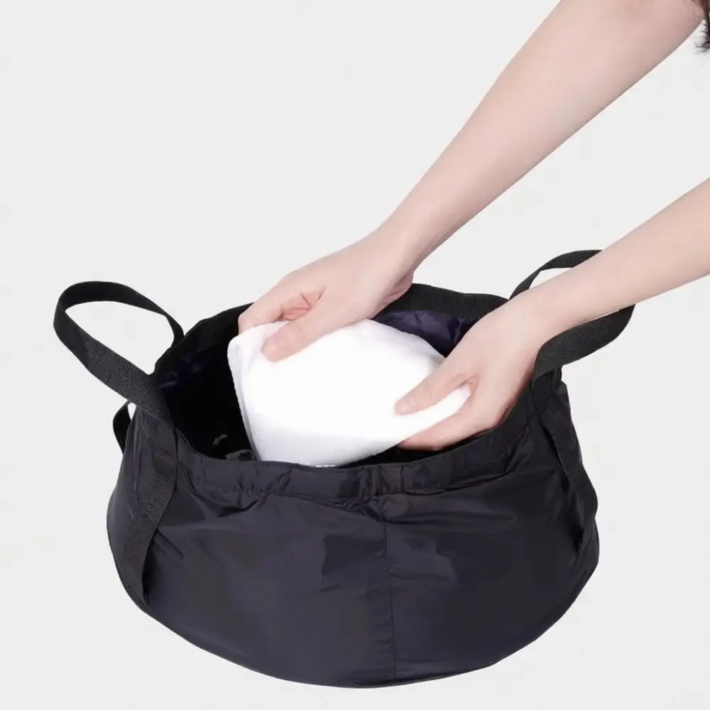 Portable Collapsible Water Bucket Travel Foot Bath Basin Multifunctional Outdoor Hiking Fishing Camping Accessories