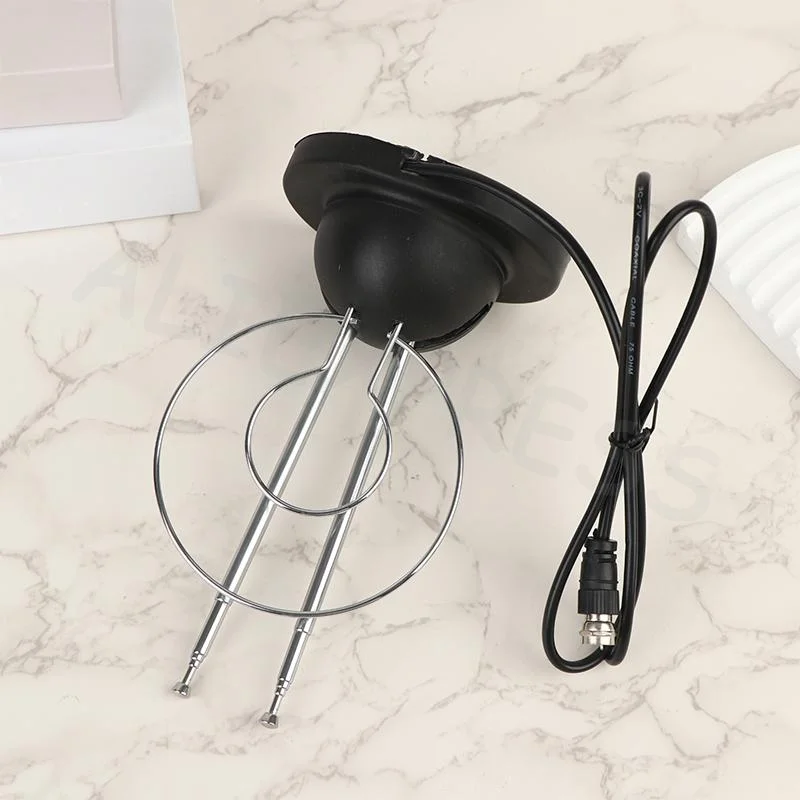 Universal Rabbit Loop Antenna HDTV Indoor VHF UHF Analog Digital Signal Efficient Reception for Small Apartments