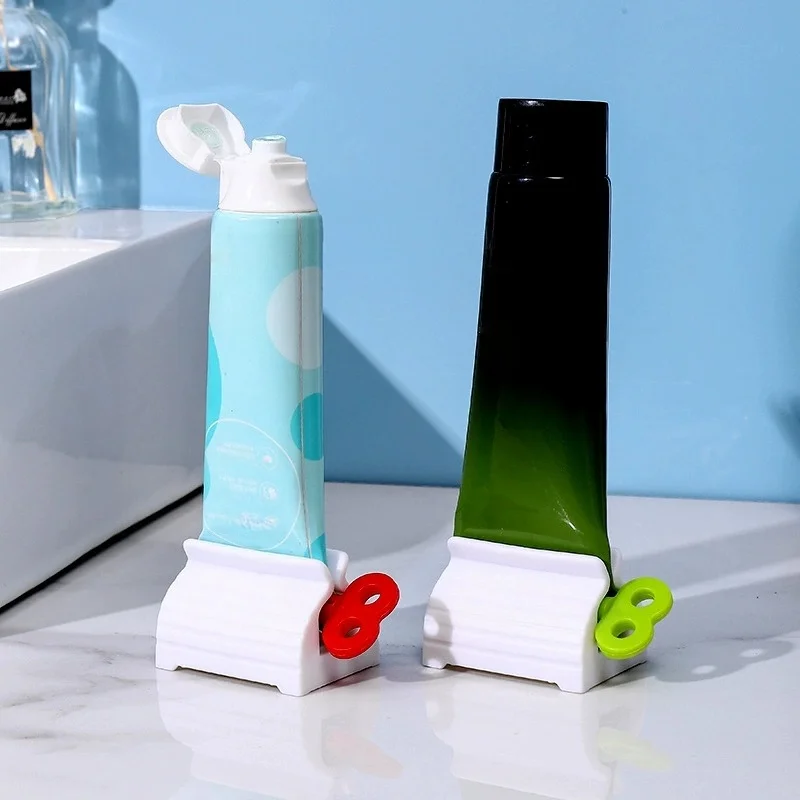 Rolling Tube Toothpaste Squeezer Toothpaste Seat Holder Stand for Bathroom Accessories