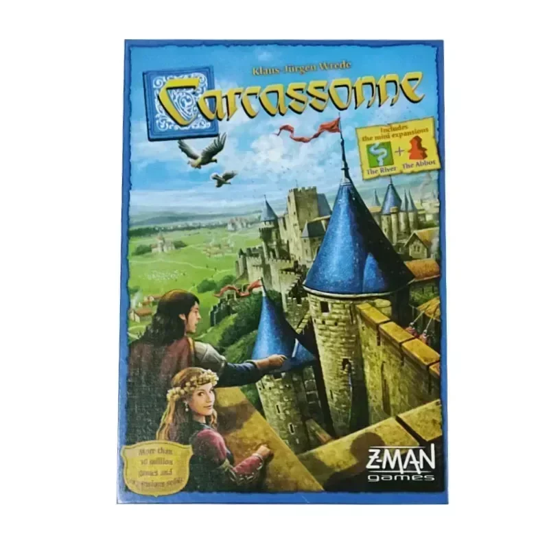 Carcassonne Winter Edition Board Game 2-5 Players For Family/Party/Gift Best Gift Funny Tile-placement Game