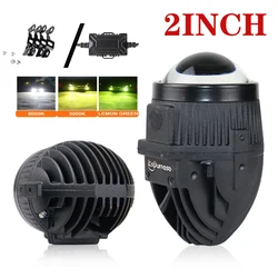 2 inch Bi-led Lens High Low Beam 100W 20000LM LED Projector Lenes For Headlight H4 H7 9005 9006 LED Car Motorcycle Replacement