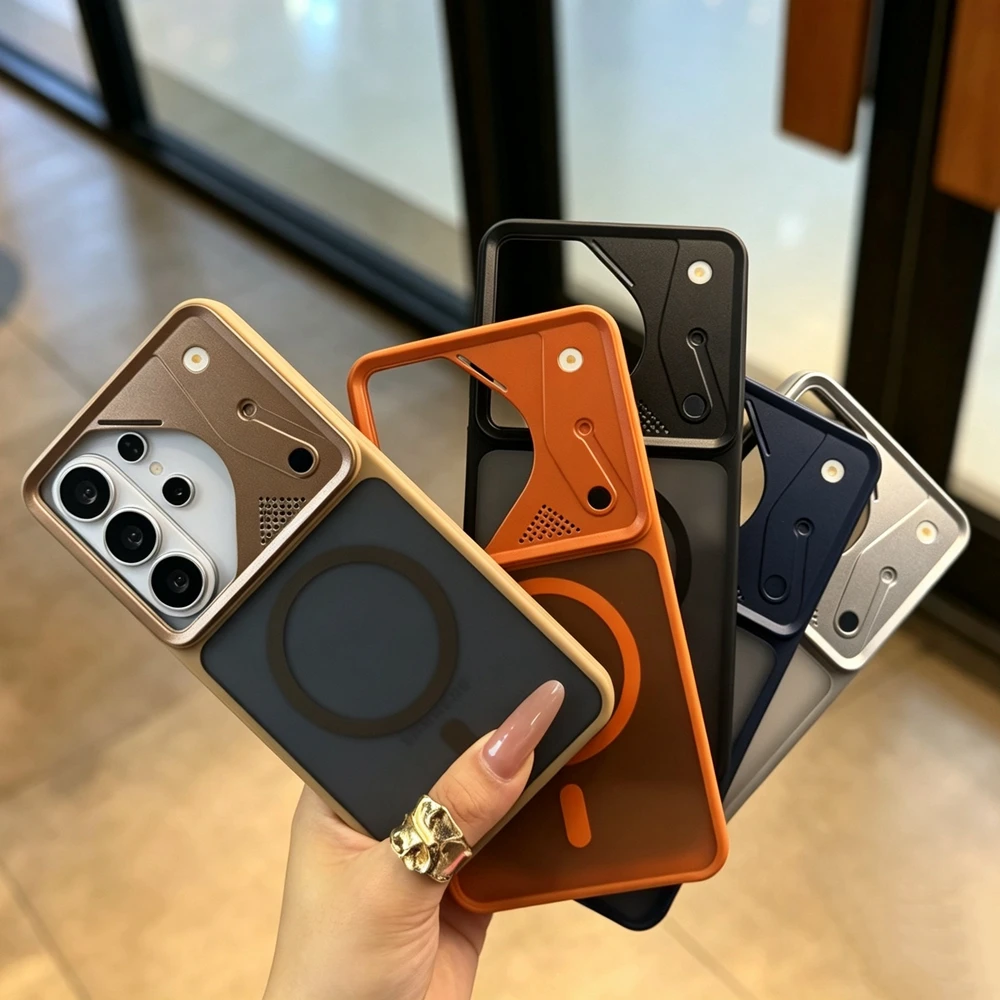 Case Samsung Ultra semitransparente visual premium