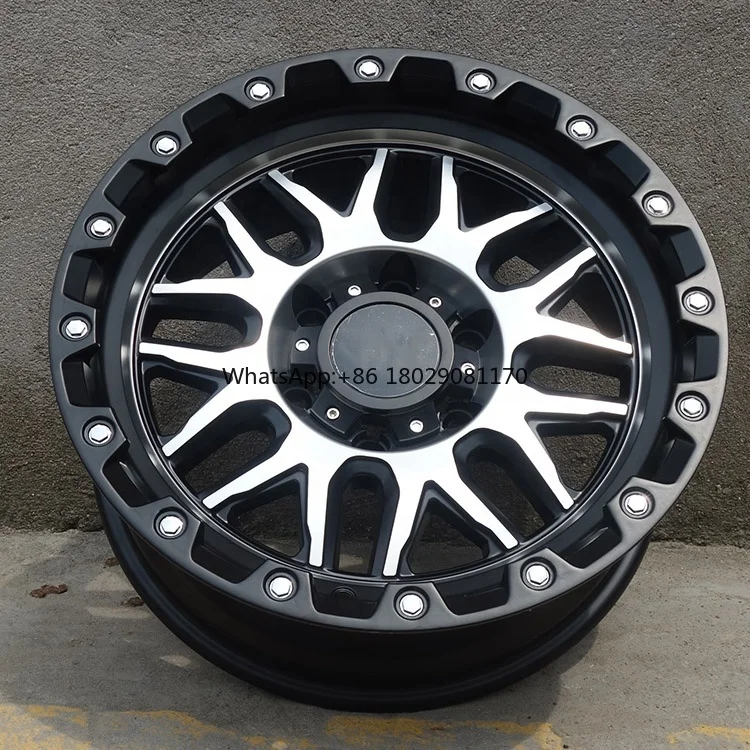 Off Road Wheels Pcd 6X139.7 Velgen Aluminium Velgen Velgen Voor Toyota Land Cruiser Prado Lexus Gx470 Nissan Paladin