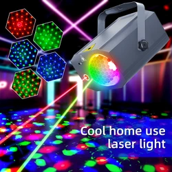 Laser Disco Ball DJ Stage Light Red Green Blue Disco Party Projector Light Outdoor Christmas Club Holiday Decoration Lights
