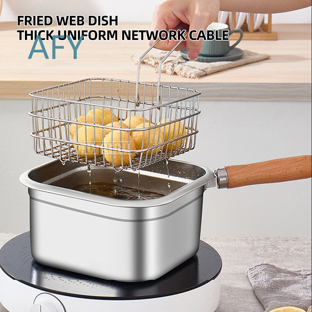 Stainless Steel Electric Cooking Pot for Outdoor Cooking Portable Deep Fryer Steamer with Gas Compatibility 2500ML Food