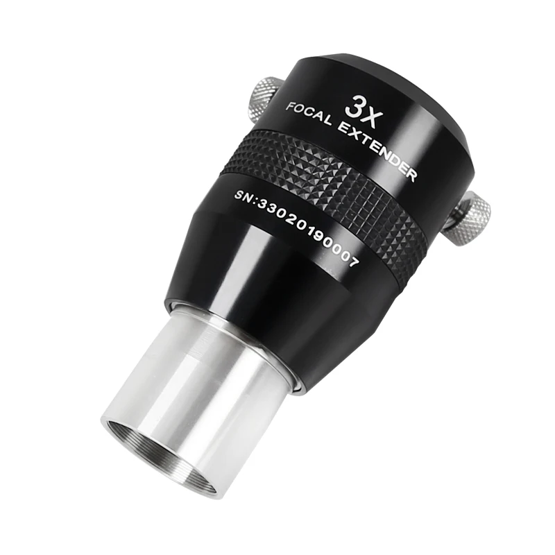 1.25 Inch 3X Metal Apochromat Barlow Mirror  Lens Astronomical Telescope Accessories Increase the Telescope Multiple