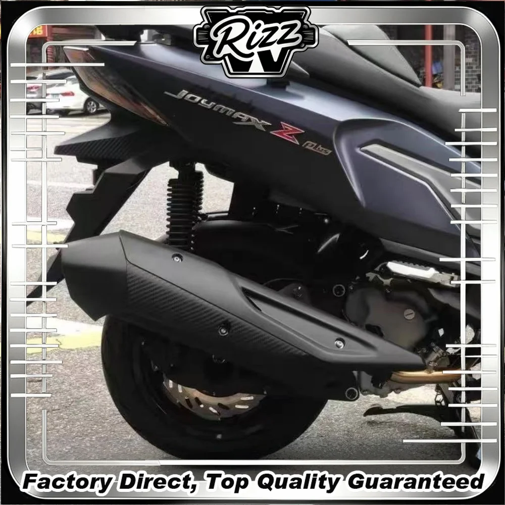 【Factory Direct】For SYM Joymax Z 300/Z Plus 300, replace the exhaust pipe cover and muffler cover with the accessory ones.