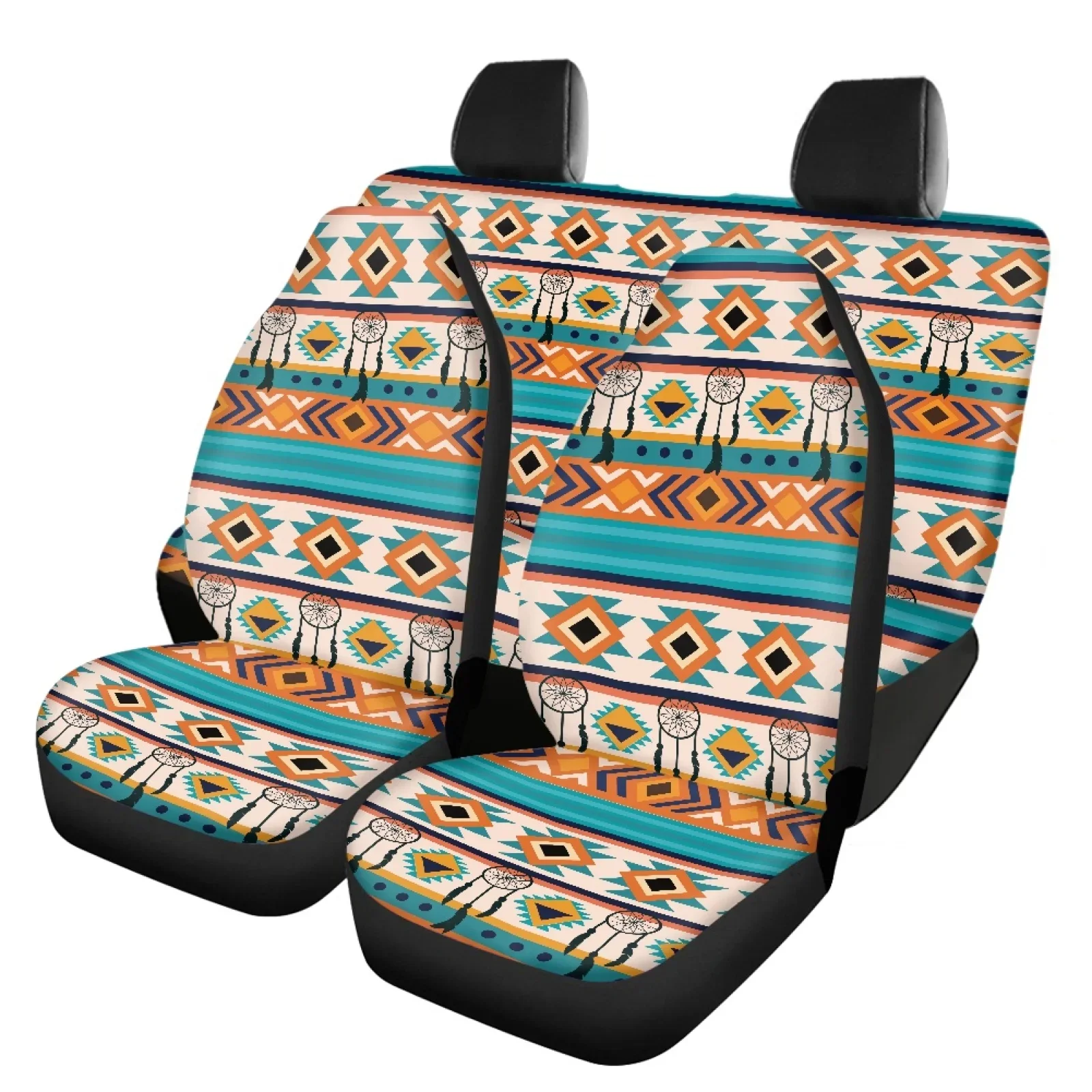 

Sud-ovest Nativa Indian Tribal Aztec Print coprisedili universali per auto coprisedili etnici per auto coprisedili anteriori e p