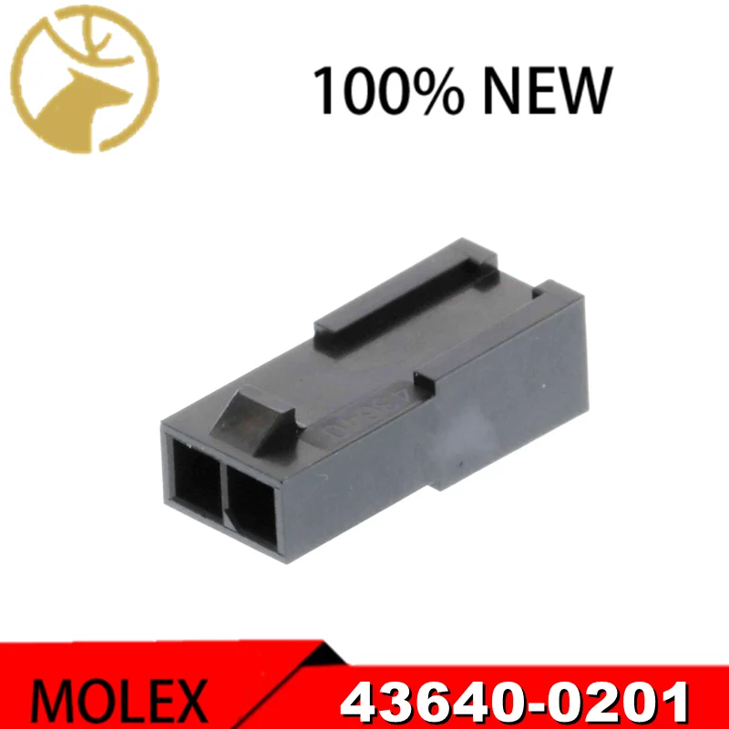 10PCS MOLEX 436400201 43640-0201 CONN PLUG HSG 2POS 3.00MM 100% NEW