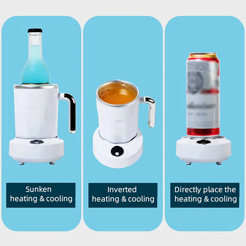 Mini Quick Cooling & Heating Cup,Beer Beverage Rapid Refrigeration,Hot Milk,Cold Drink, Home Dormitory Food Grade 350ml