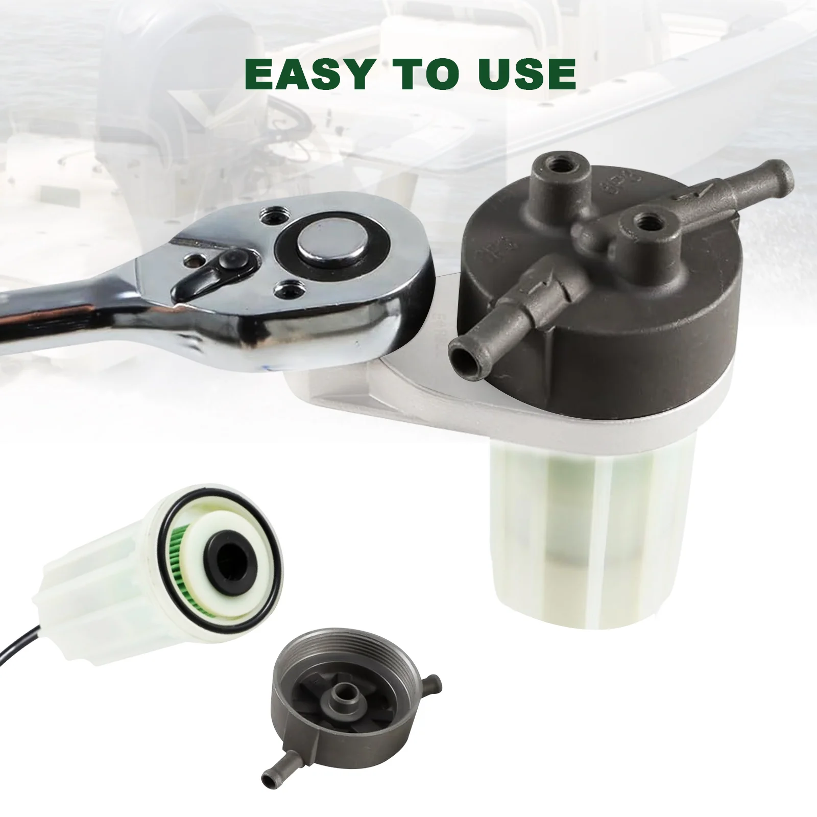 1 Sets Marine Tech Tools Fuel Water Separator Wrench Fuel Filter Wrench Fits Yamaha 4 Strokes 150-350HP & 6P3 image 3