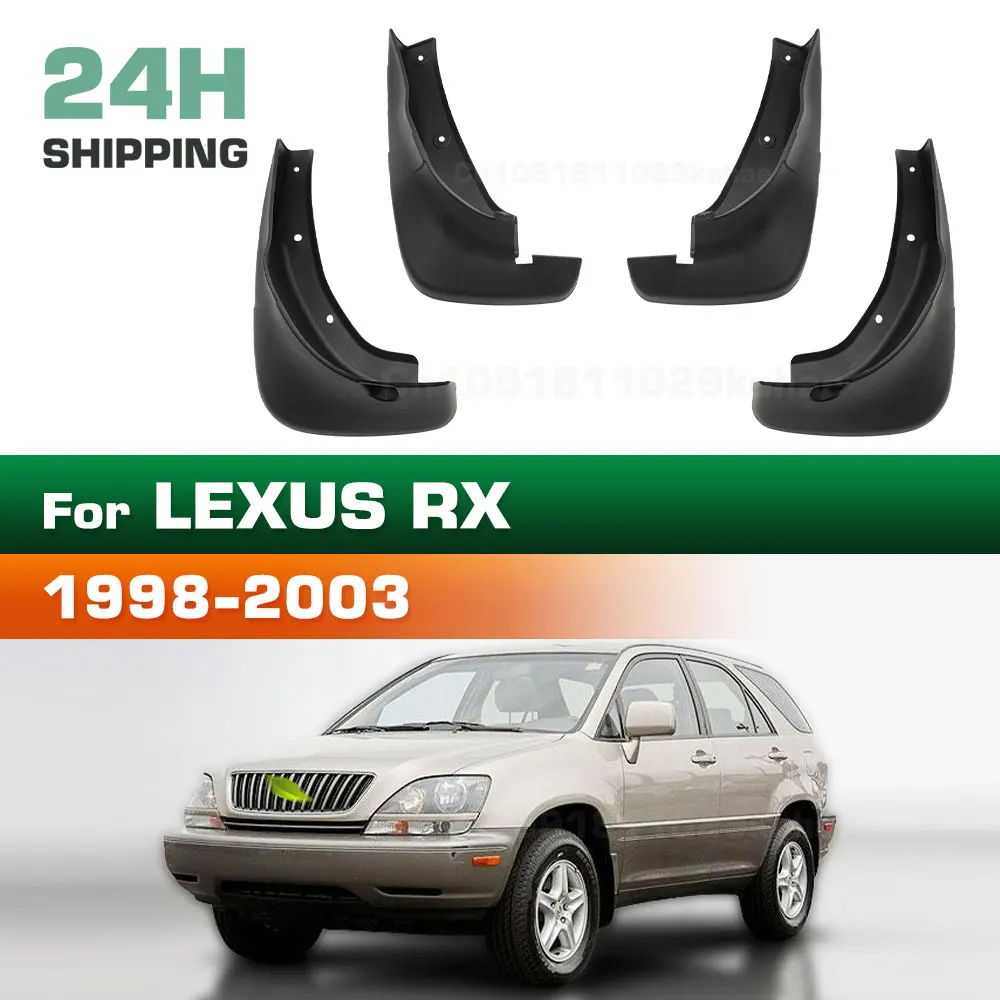 For LEXUS RX 1998 1999 2000 2001 2002 2003 Fender Mudguard Mud Flaps Guard Splash Flap Mudguards Car Accessories