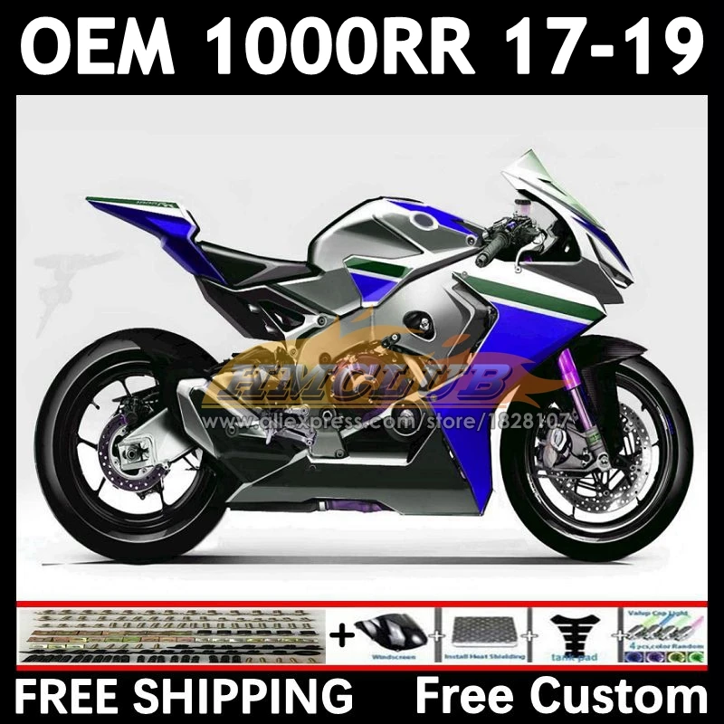 OEM Body For HONDA CBR blue grey 1000RR 1000 CBR1000 RR CC 79No.15 CBR1000RR 17 18 19 1000CC 2017 2018 2019 Injection Fairing