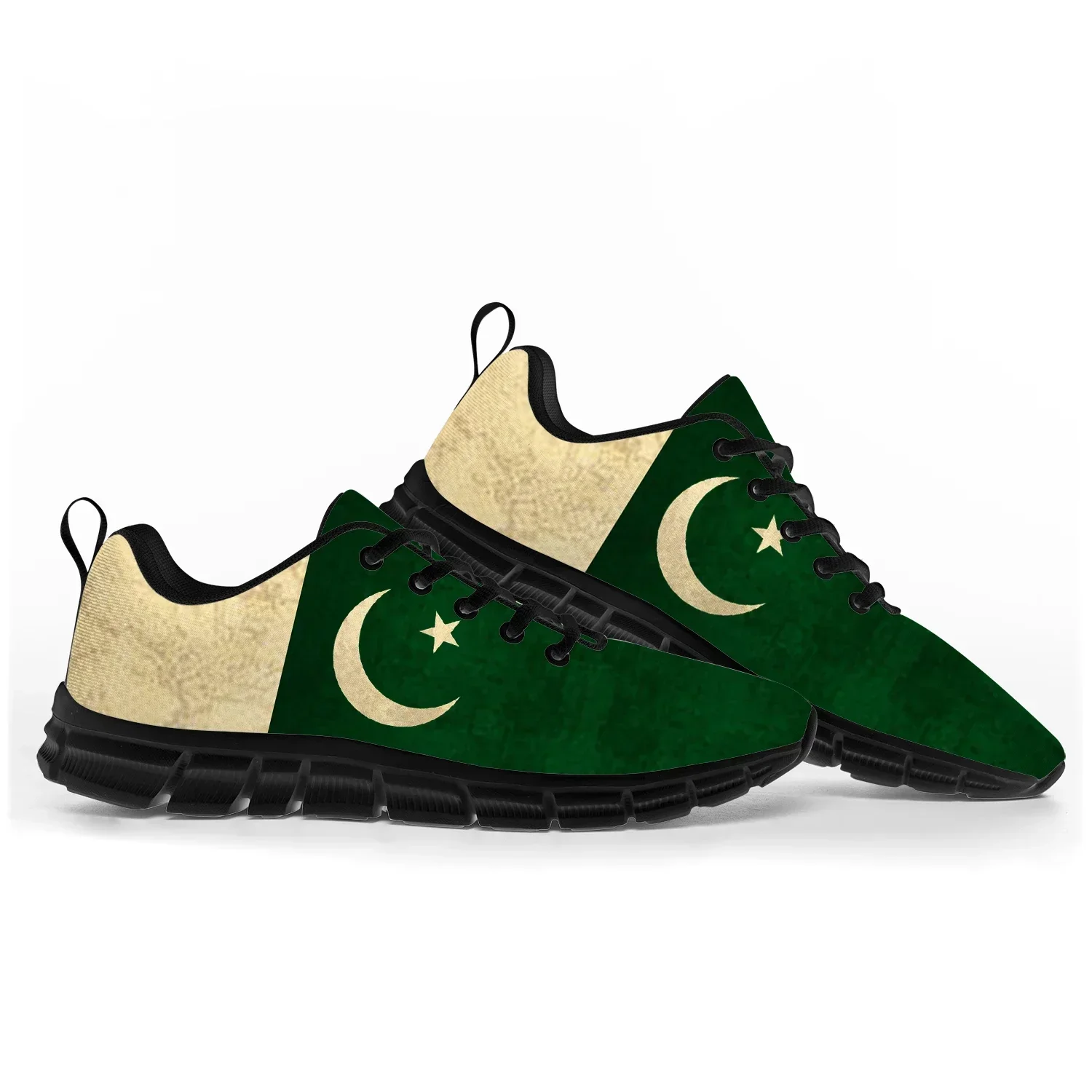 

Pakistani Flag Sports Shoes Mens Womens Teenager Sneakers Pakistan Casual Custom High Quality Couple Shoes
