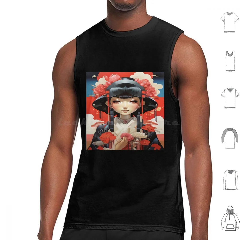 Hanabie Glow Tank Tops Vest Sleeveless Band Metal Japanese Pop Music Kawaii Kids Hanabie Nemophila Concert Band In Japan