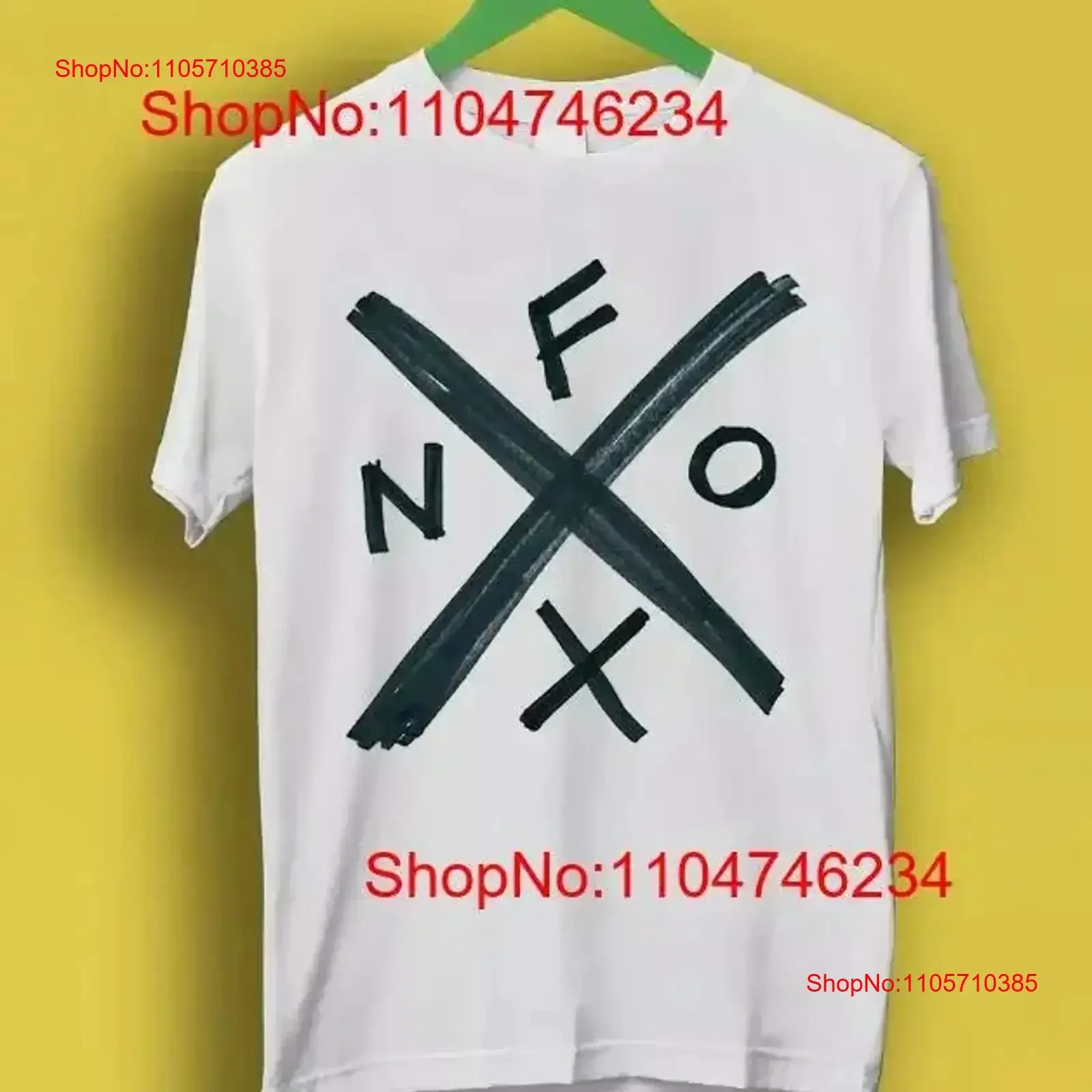 NOFX Music Punk Band Oxxo Game Meme Retro Cool T Shirt vintage Washed Stretched Breathable Soft homme fashion Comfortable
