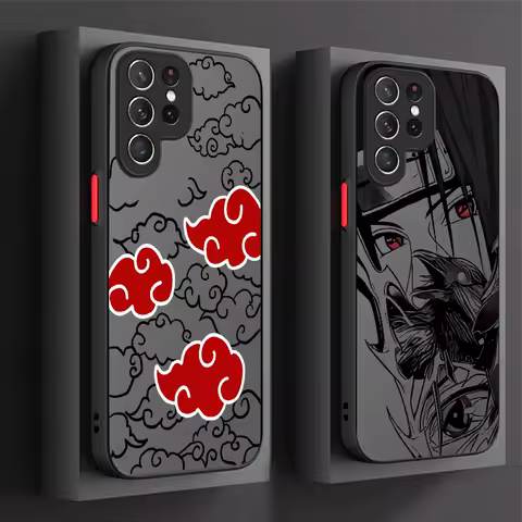N-NARUTOS Itachi Obito Pain Phone Case For Samsung Galaxy S25 S23 S24 Ultra S22 S21 Plus FE A56 A36 A26 A16 A06 A15 5G Cover
