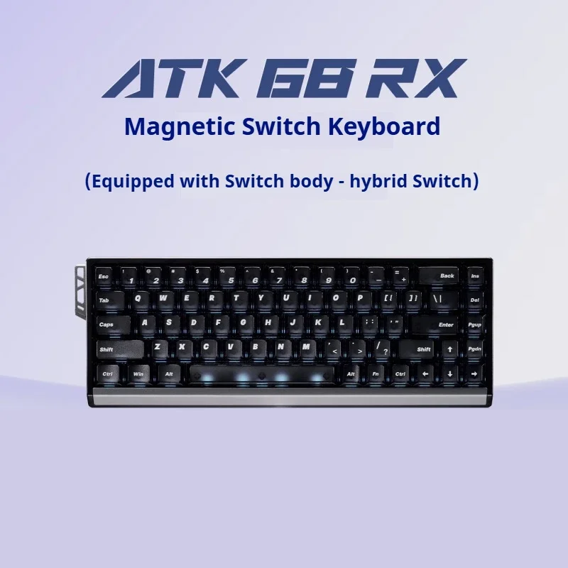 NEW ATK 68RX 유선 마그네틱 스위치 게이밍 기계식 키보드 8K 폴링 레이트 인체공학적 RT0.001mm E-스포츠 게이밍 키보드 선물