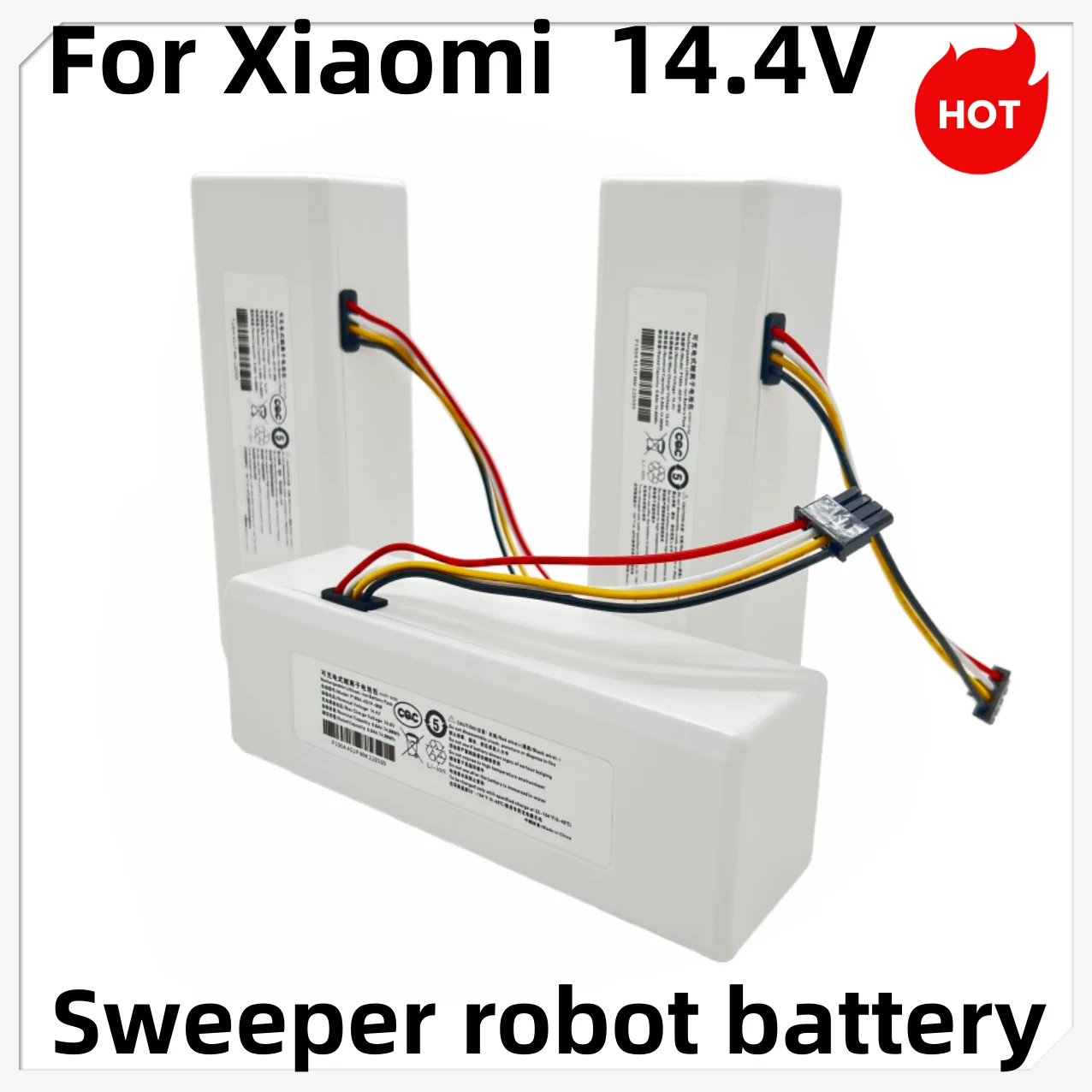 

Аккумулятор 14,4 В, 12800 мАч, подходит для Xiaomi Mi Home, подметальный робот 1C P1904-4S1P-MM STYTJ01ZHM, замена аккумулятора робота