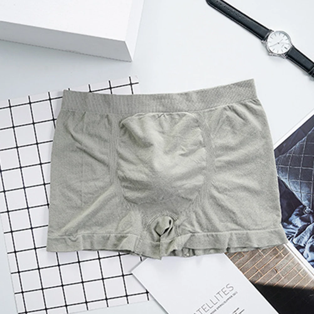 1 قطعة الملابس الداخلية الرياضية للرجال منتصف الخصر boxershort سراويل رجل الملابس الداخلية الحميمة الملاكمين الحقيبة مريحة حجم واحد