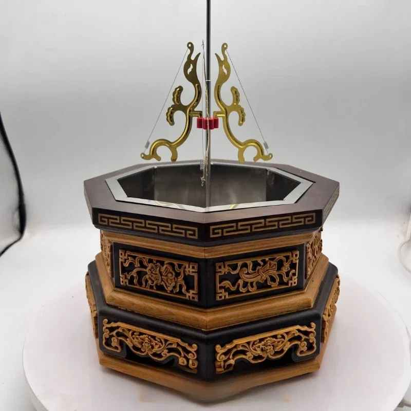 Wood carving ebony incense burner Buddhist altar incense burner home offering ornament