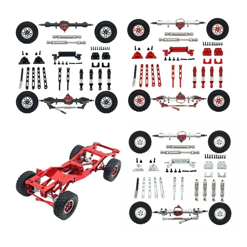 MN 모델 1/12 MN82T LC79 MN82S MN82Pro MN82 RC 자동차 금속 업그레이드 풀 키트 세트 예비 부품