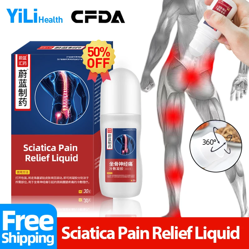 

Sciatic Nerve Pain Relief For Worsening Cough Leg Waist Numbness Pain Chinese Medicine Liquid CFDA Approve 360° Ball Massage