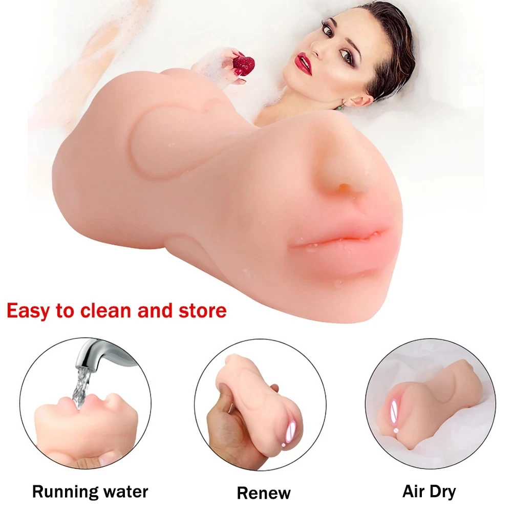 Half Sex Doll Sex Toys for Men Vagina Pussy Sextoys Silicone Male Masturbators for Adults 18 Sucking Machine Sexulaes Toys