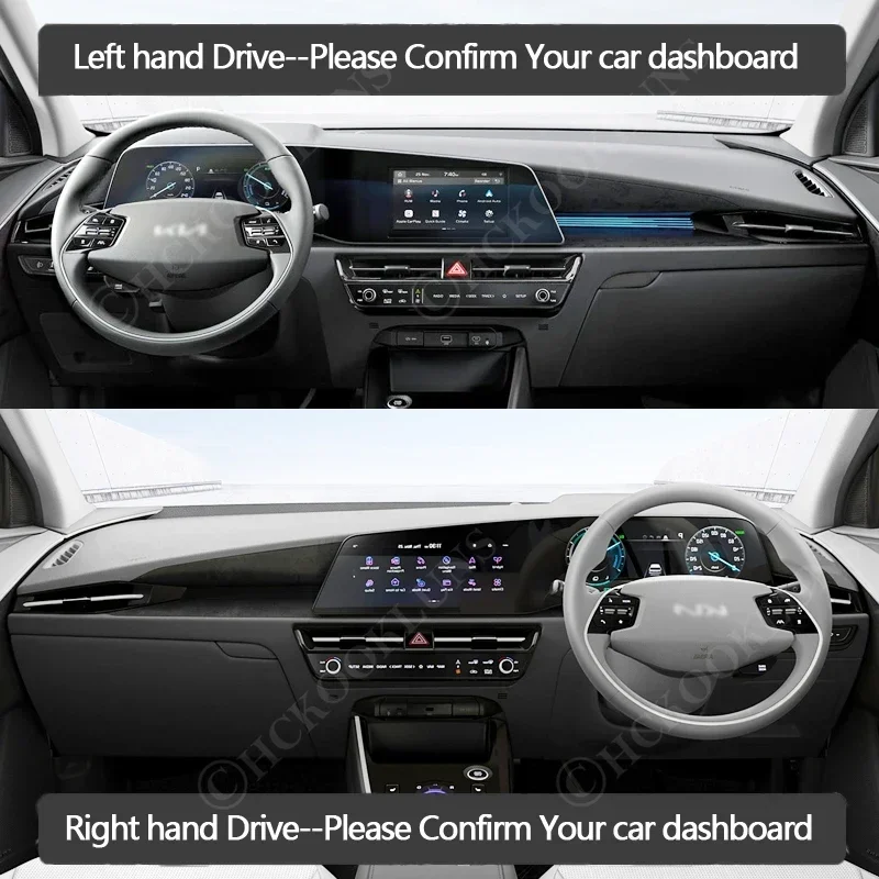 Dashboard Cover Pad Rug Anti-Slip Mat Sunshade Dashmat Carpet Car Accessories 2024 Protect for Kia Niro EV PHEV HEV 2023 - 2025