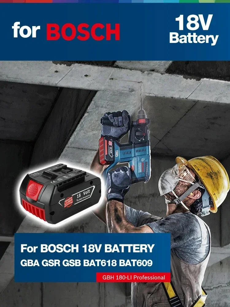 NEW 18V 10000mAh Ersatz Batterie für Bosch 18V Professionelle System Cordless Werkzeuge BAT609 BAT618 GBA18V80 21700 Zelle