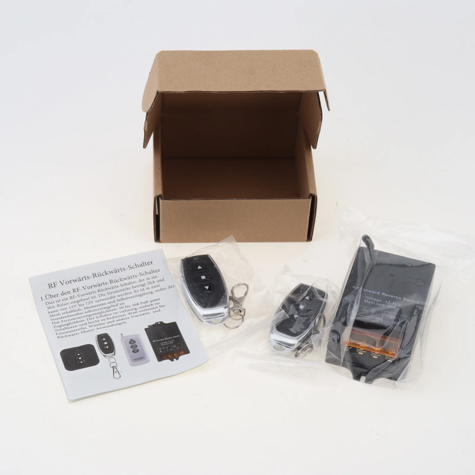 DC Motor Forward Reverse Switch 30A 12V-72V Linear Actuator Controller for Linear Motion Actuator Motor Lifter Remote Control